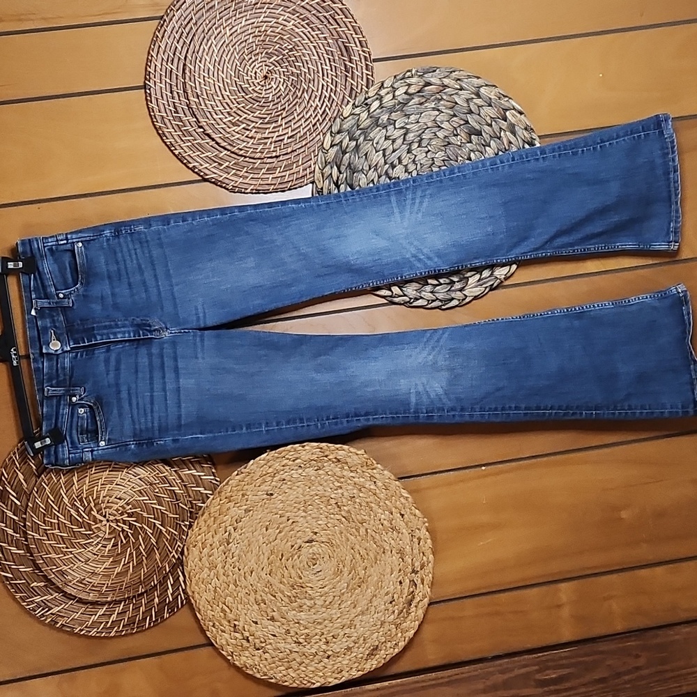 H&M stretch flare leg jeans size 4